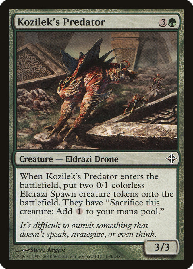 Kozilek's Predator [Rise of the Eldrazi] (ROE 193)
