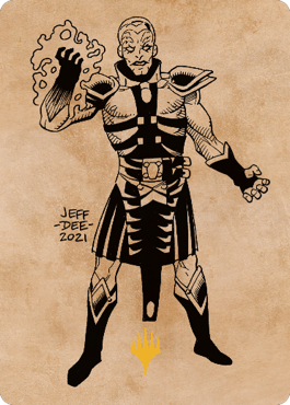 Jon Irenicus, Shattered One Art Card (Gold-Stamped) [Commander Legends: Battle for Baldur's Gate Art Series]