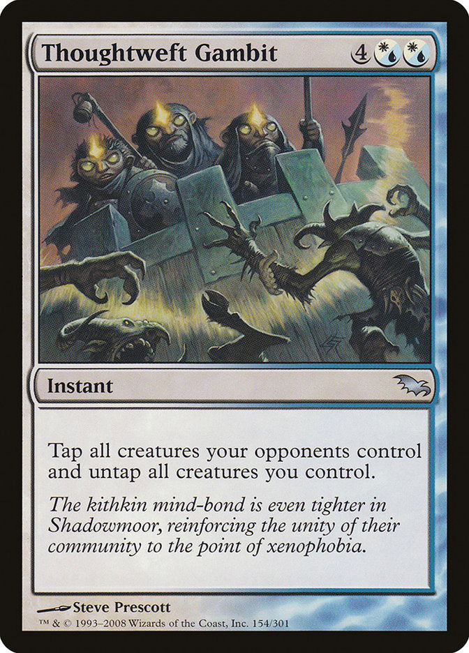 Thoughtweft Gambit [Shadowmoor] (SHM 154)