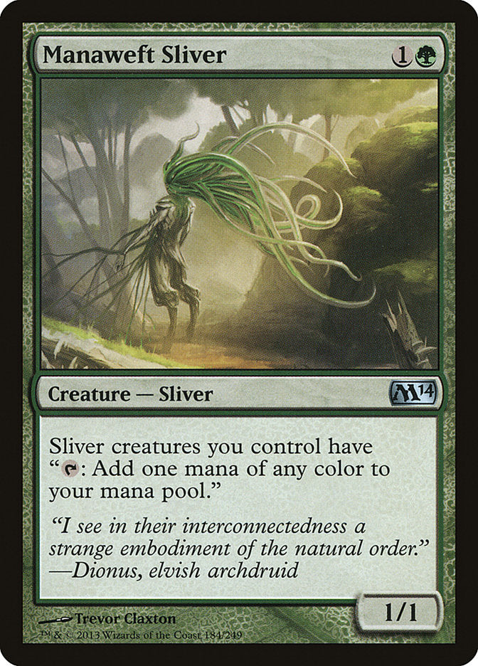 Manaweft Sliver [Magic 2014] (M14 184)