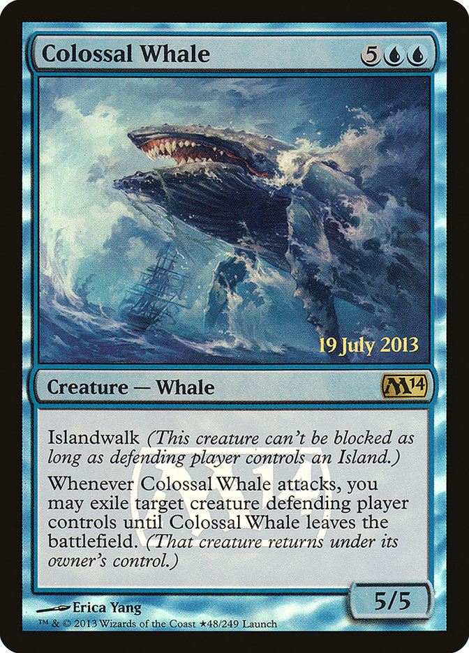 Colossal Whale [Magic 2014 Prerelease Promos] (PM14 48)