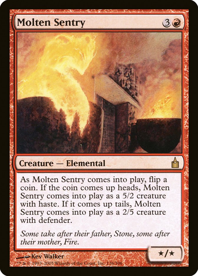 Molten Sentry [Ravnica: City of Guilds] (RAV 136)