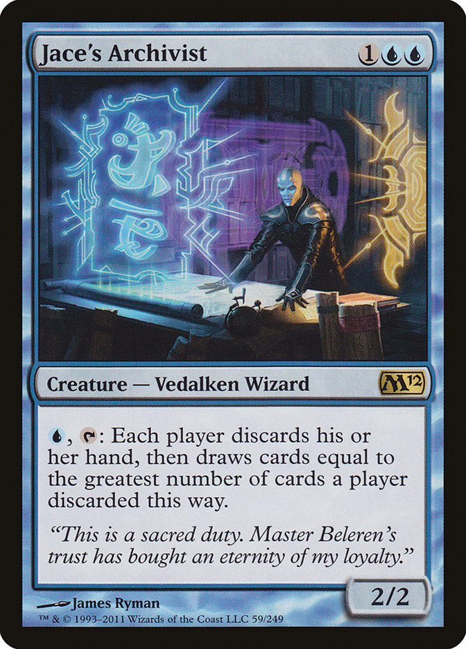 Jace's Archivist [Magic 2012] (M12 59)