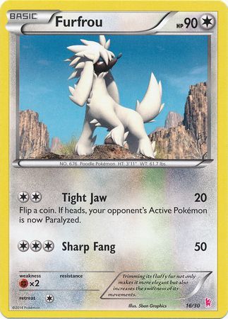 Furfrou (16/30) [XY: Trainer Kit - Sylveon & Noivern]