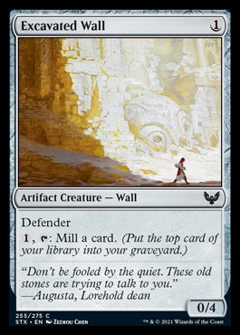 Excavated Wall [Strixhaven: School of Mages] (STX 255)