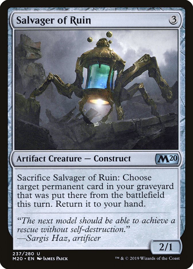 Salvager of Ruin [Core Set 2020] (M20 237)