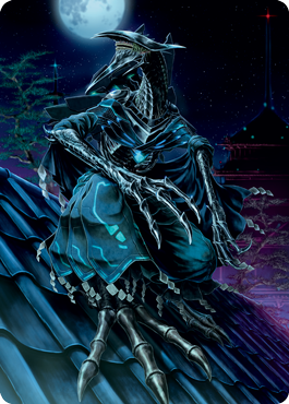 Jin-Gitaxias, Progress Tyrant Art Card [Kamigawa: Neon Dynasty Art Series] (ANEO 52)