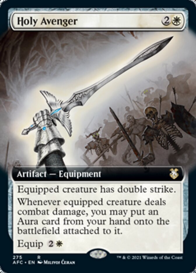 Holy Avenger (Extended) [Dungeons & Dragons: Adventures in the Forgotten Realms Commander] (AFC 275)