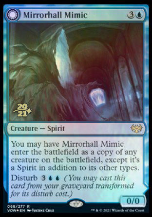 Mirrorhall Mimic // Ghastly Mimicry [Innistrad: Crimson Vow Prerelease Promos] (PVOW 68)