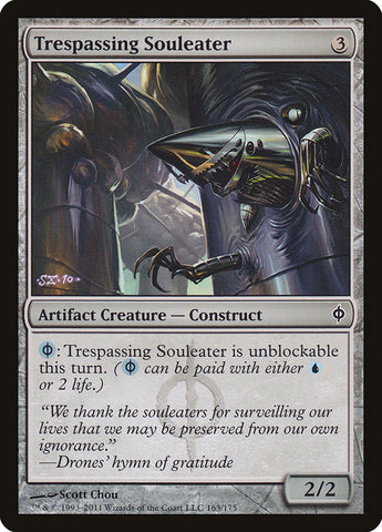 Trespassing Souleater [New Phyrexia] (NPH 163)