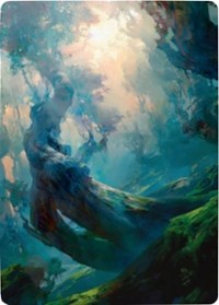 Forest 3 Art Card [Zendikar Rising Art Series] (AZNR 21)