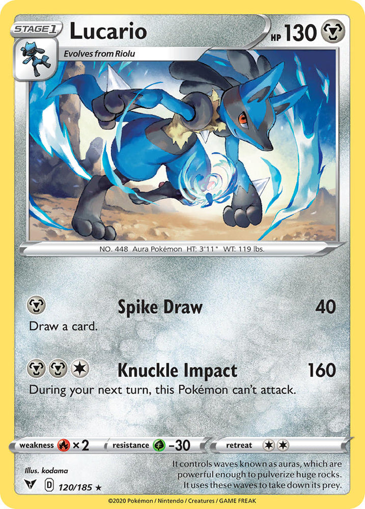 Lucario (120) [Sword & Shield: Vivid Voltage]