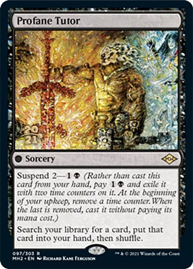 Profane Tutor [Modern Horizons 2 Prerelease Promos] (PMH2 97)