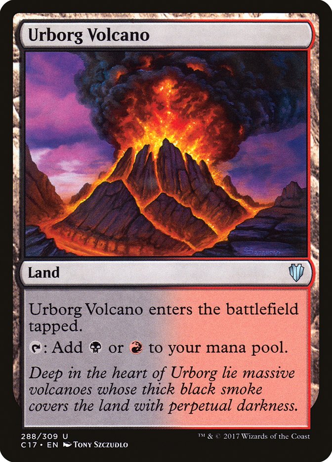 Urborg Volcano [Commander 2017] (C17 288)
