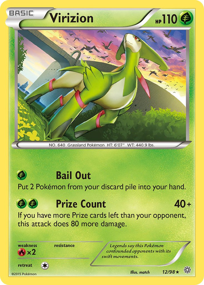 Virizion (12/98) [Theme Deck Exclusives]