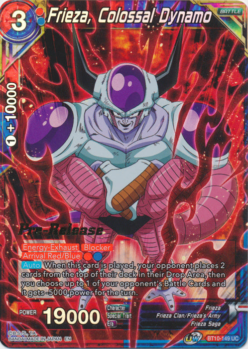 Frieza, Colossal Dynamo [BT10-149]