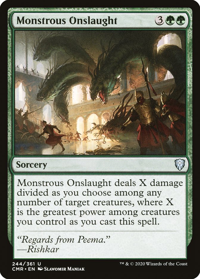 Monstrous Onslaught [Commander Legends] (CMR 244)