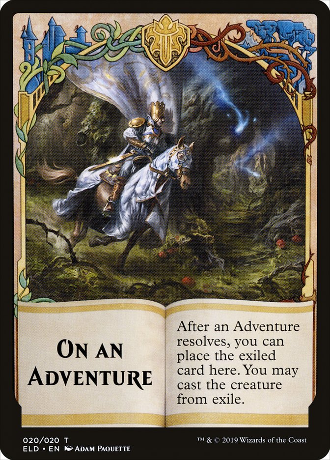 On an Adventure [Throne of Eldraine Tokens] (TELD 20)