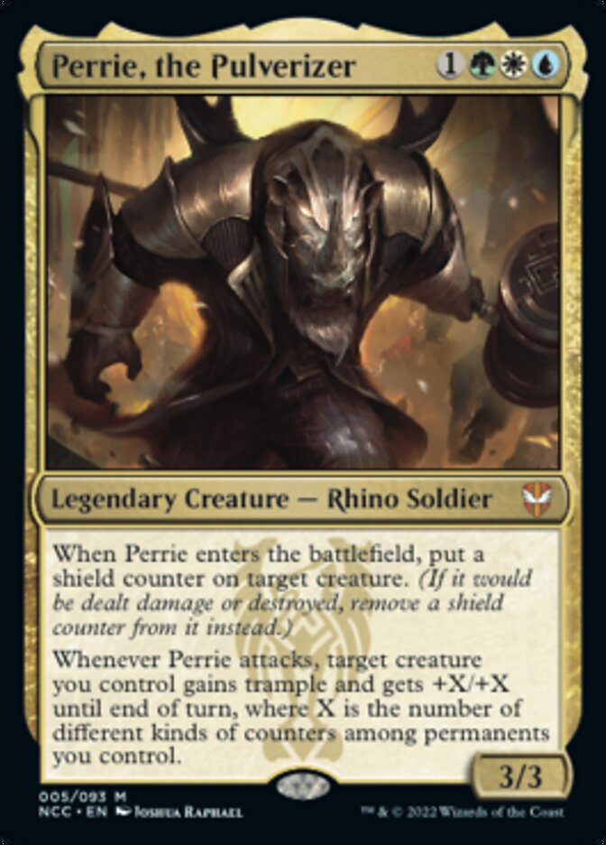 Perrie, the Pulverizer [Streets of New Capenna Commander] (NCC 5)