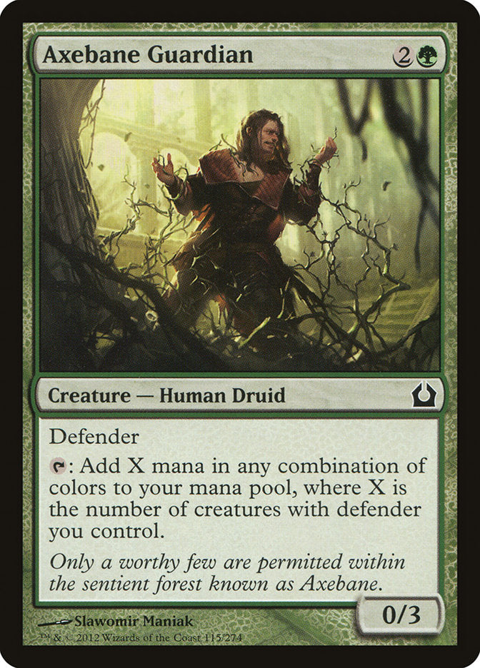 Axebane Guardian [Return to Ravnica] (RTR 115)