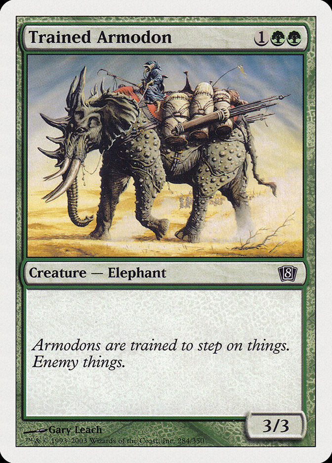 Trained Armodon [Eighth Edition] (8ED 284)