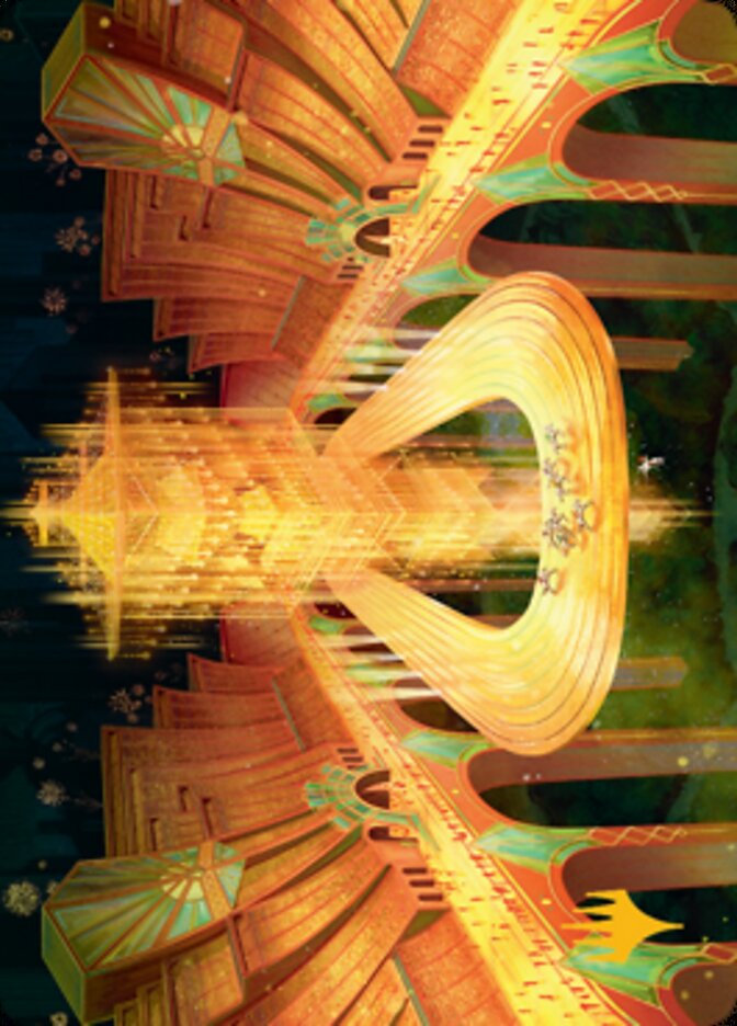Racers' Ring Art Card (Gold-Stamped Signature) [Streets of New Capenna Art Series] (ASNC 80)