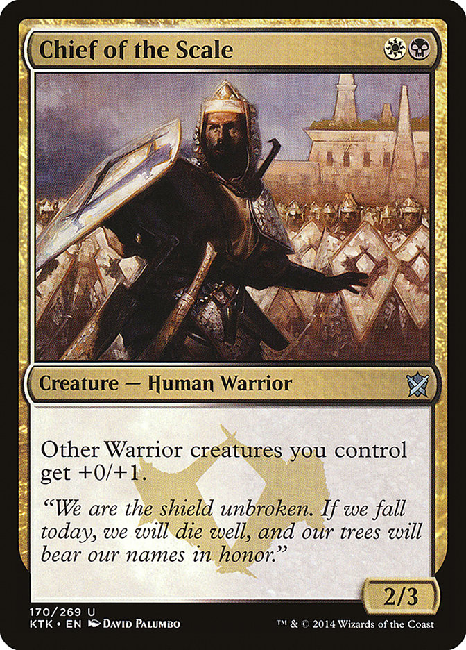 Chief of the Scale [Khans of Tarkir] (KTK 170)