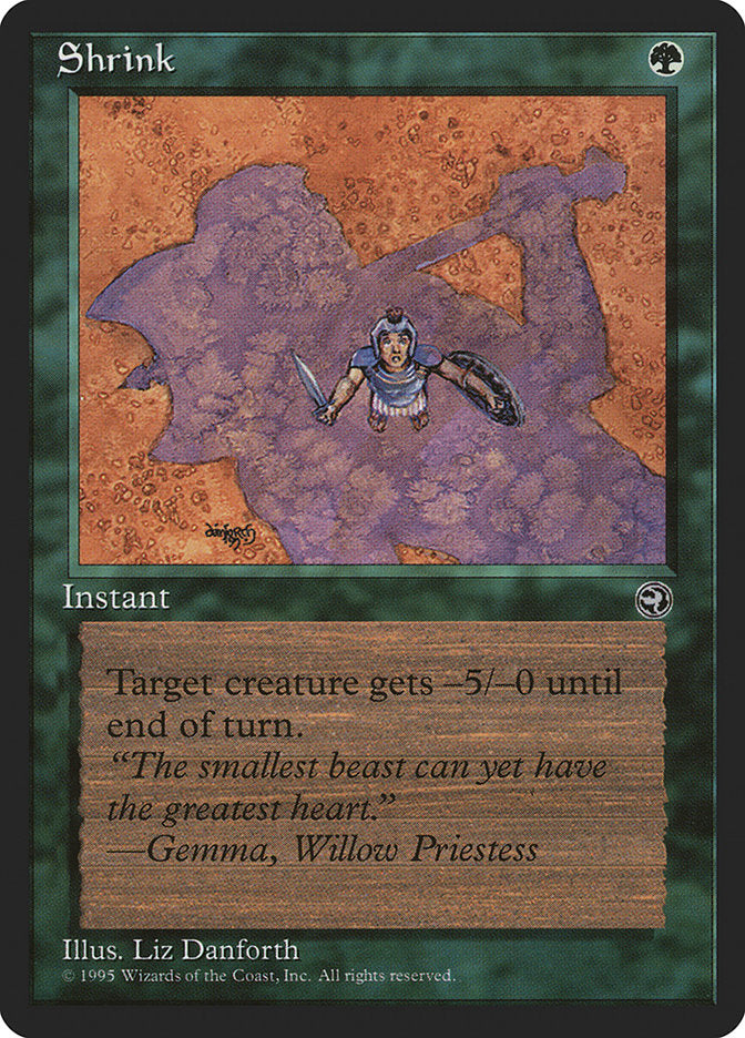 Shrink (Gemma Flavor Text) [Homelands] (HML 97A)