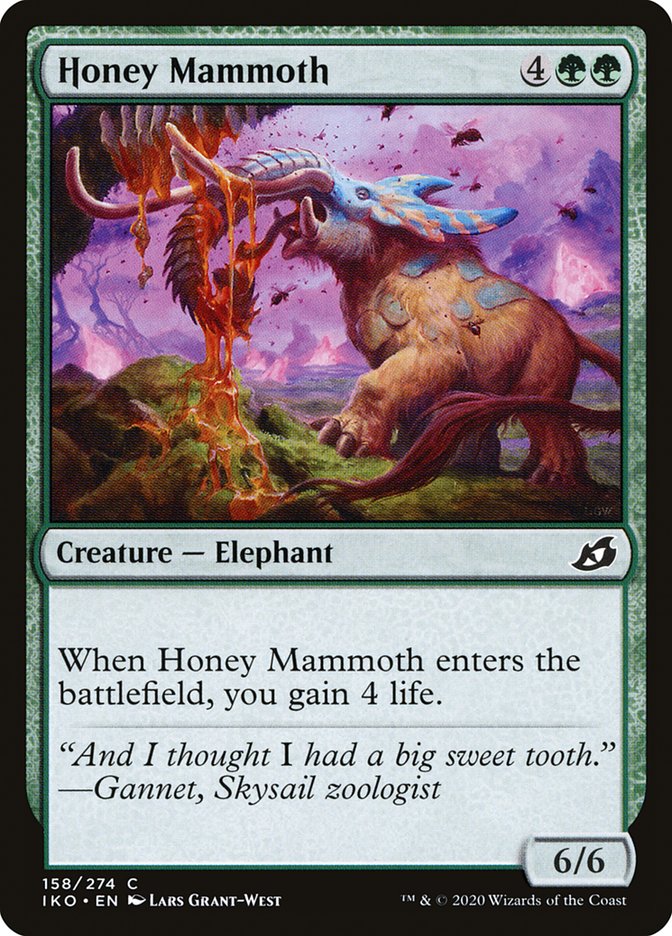 Honey Mammoth [Ikoria: Lair of Behemoths] (IKO 158)