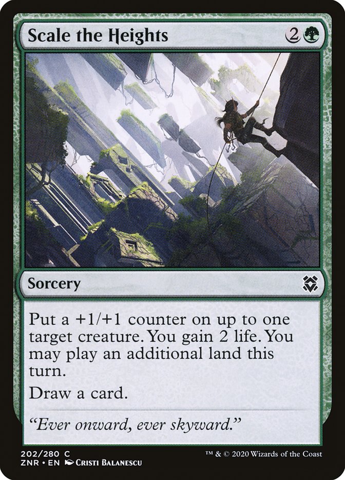 Scale the Heights [Zendikar Rising] (ZNR 202)
