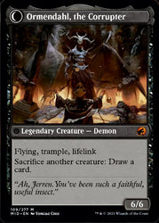 Jerren, Corrupted Bishop // Ormendahl, the Corrupted [Innistrad: Midnight Hunt] (MID 109)