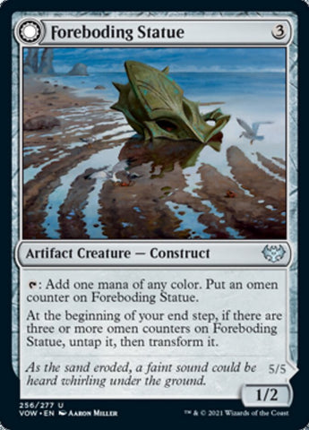 Foreboding Statue // Forsaken Thresher [Innistrad: Crimson Vow] (VOW 256)