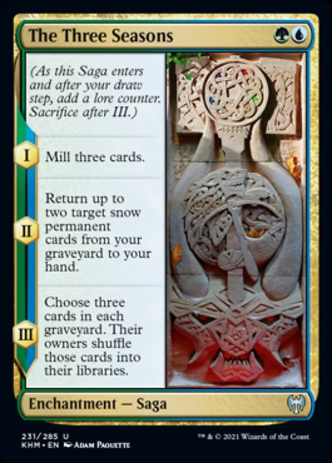 The Three Seasons [Kaldheim] (KHM 231)