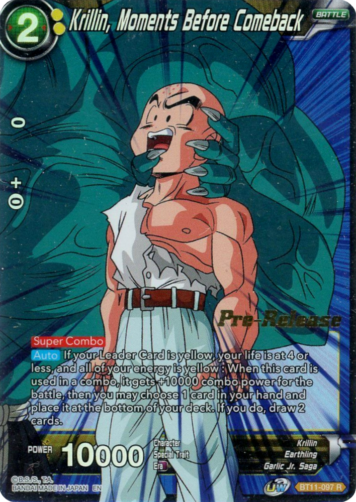 Krillin, Moments Before Comeback [BT11-097]