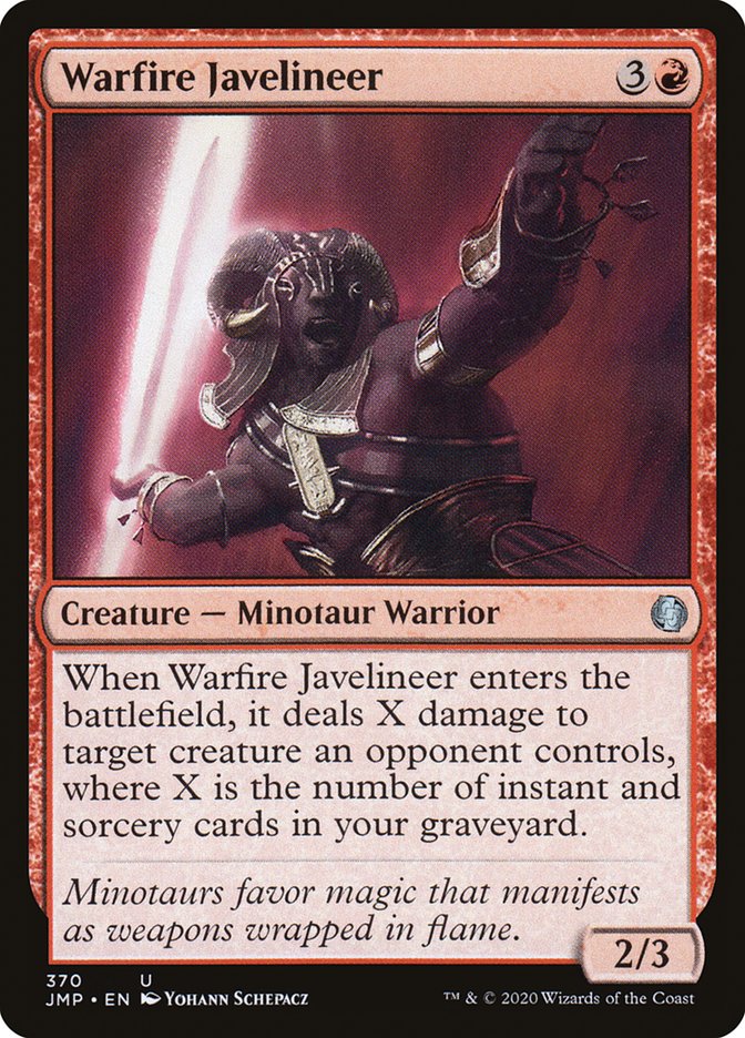 Warfire Javelineer [Jumpstart] (JMP 370)