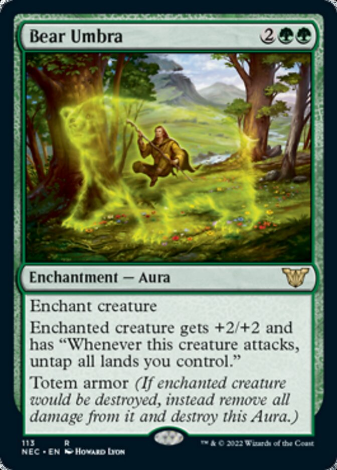 Bear Umbra [Kamigawa: Neon Dynasty Commander] (NEC 113)