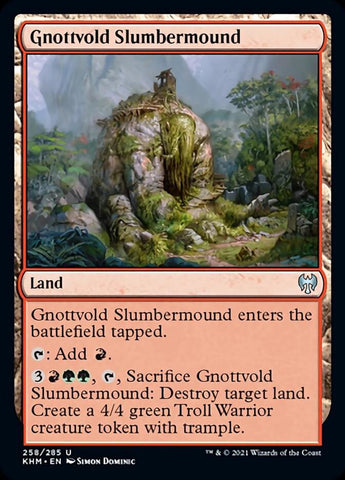 Gnottvold Slumbermound [Kaldheim] (KHM 258)