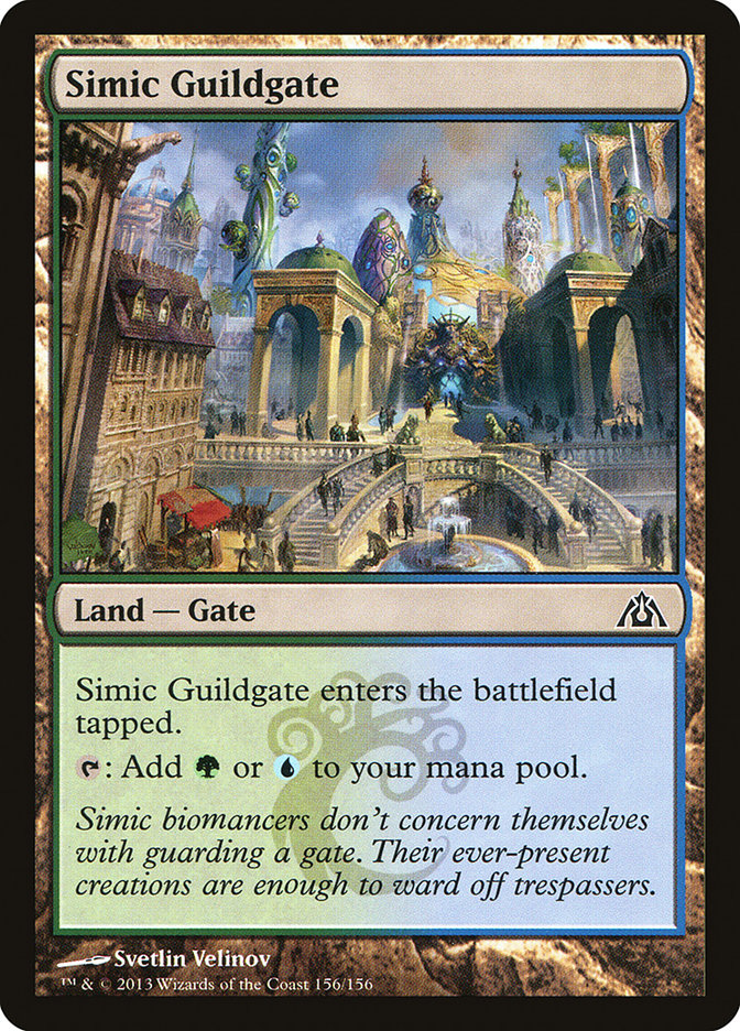 Simic Guildgate [Dragon's Maze] (DGM 156)