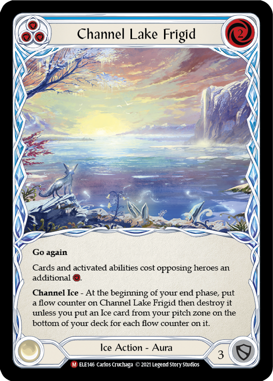 Channel Lake Frigid (Alternate Art) [ELE146] 1st Edition Rainbow Foil