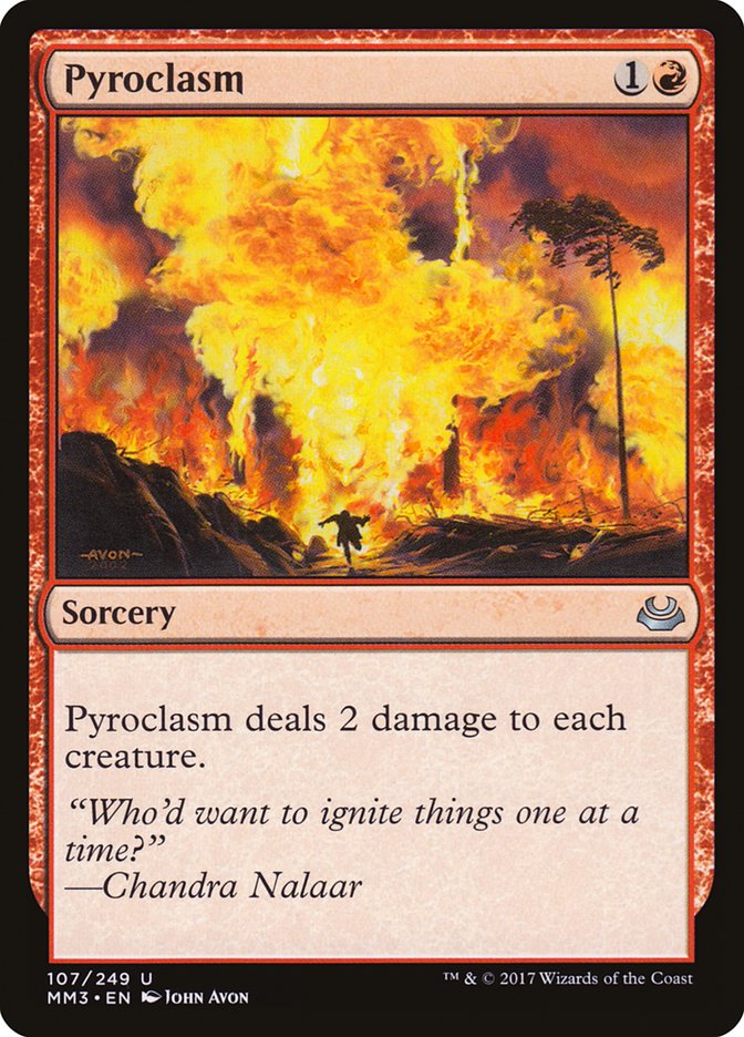 Pyroclasm [Modern Masters 2017] (MM3 107)