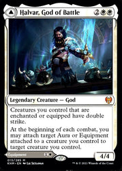 Halvar, God of Battle // Sword of the Realms [Kaldheim] (KHM 15)