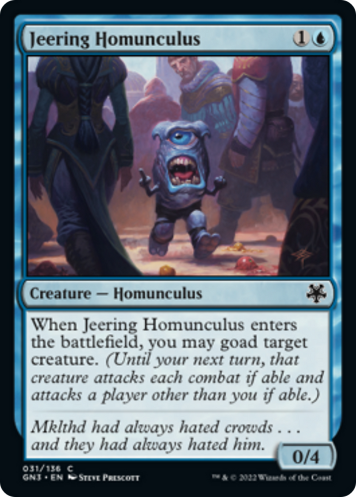 Jeering Homunculus [Game Night 2022]