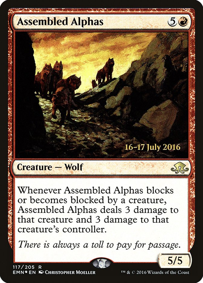 Assembled Alphas  (Prerelease) [Eldritch Moon Prerelease Promos] (PEMN 117S)