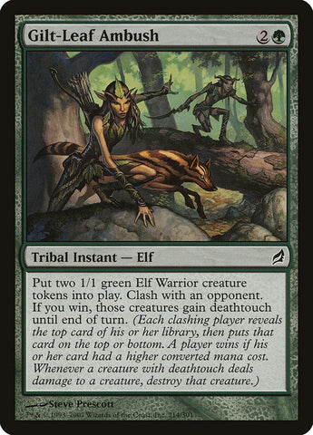 Gilt-Leaf Ambush [Lorwyn] (LRW 214)