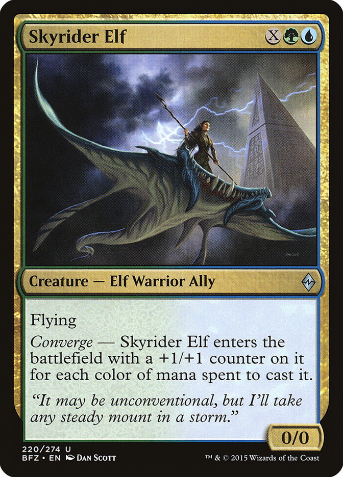 Skyrider Elf [Battle for Zendikar] (BFZ 220)