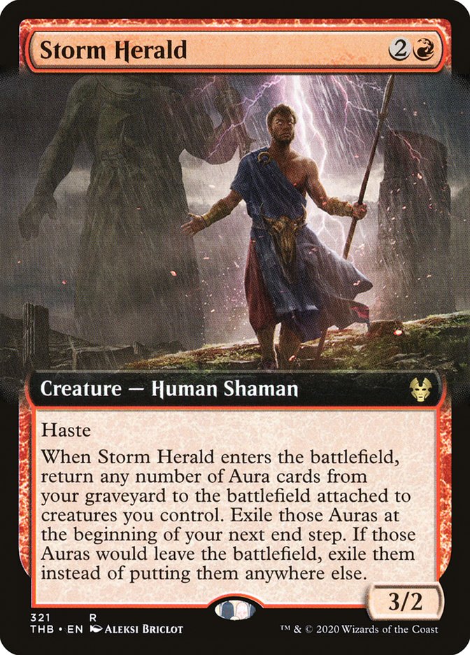 Storm Herald (Extended Art) [Theros Beyond Death] (THB 321)
