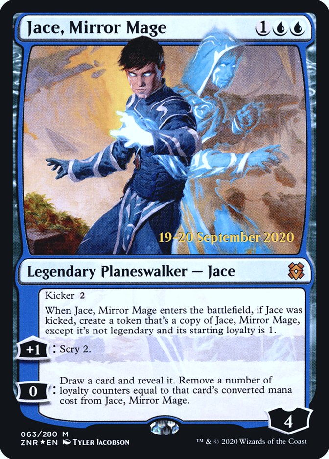 Jace, Mirror Mage  [Zendikar Rising Prerelease Promos] (PZNR 63S)
