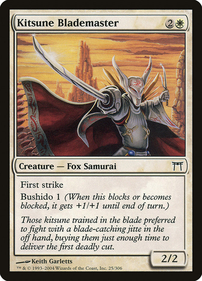 Kitsune Blademaster [Champions of Kamigawa] (CHK 25)