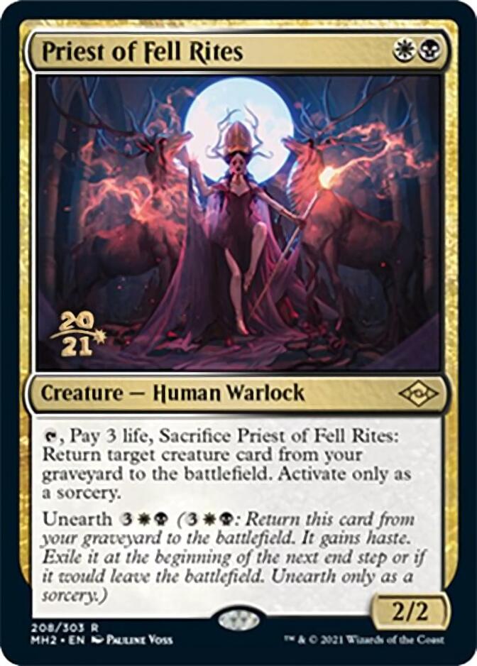 Priest of Fell Rites [Modern Horizons 2 Prerelease Promos] (PMH2 208)
