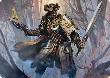 Brutal Cathar Art Card [Innistrad: Midnight Hunt Art Series] (AMID 13)